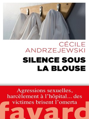 cover image of Silence sous la blouse